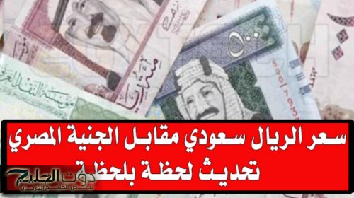 تراجع جنوني في سعر الريال السعودي مقابل الجنيه المصري .. ويصل الجنيه لهذ السعر لأول مرة منذ أشهر