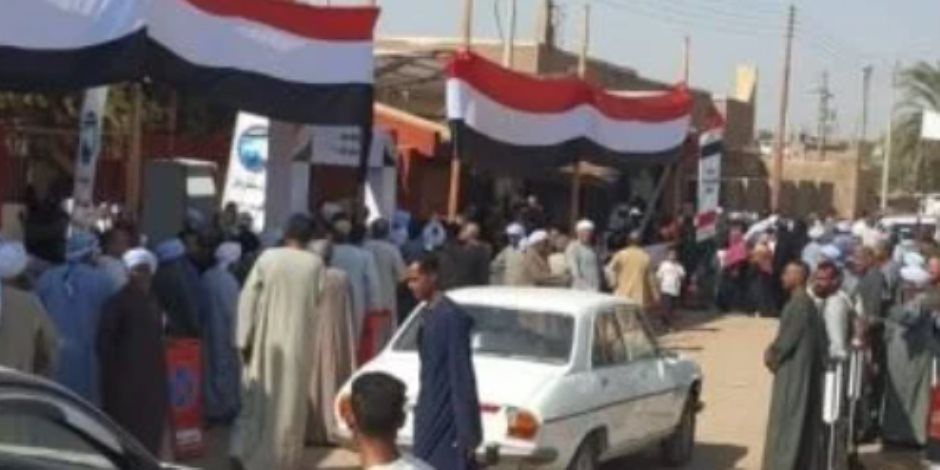 مشاركة واسعة ومتنوعة من الشباب وكبار السن للمشاركة في انتخابات مجلس النواب في قنا