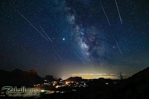 ذروة زخة شهب الثوريات الشمالية تزين سماء الوطن العربي الليلة