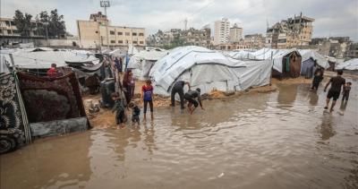 أخبار اليمن : الأونروا تحذّر: الأمطار تعمّق كارثة النازحين في غزة