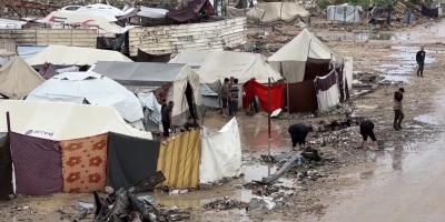 أخبار اليمن : عاصفة غزة تدمّر 22 ألف خيمة للنازحين