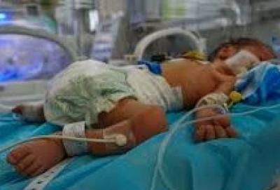 أخبار اليمن : "صحة غزة": وفاة طفل رضيع بسبب البرد