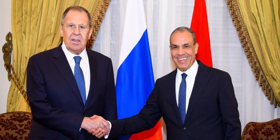مشاورات سياسية بين وزيرى الخارجية المصرى والروسي بالقاهرة
