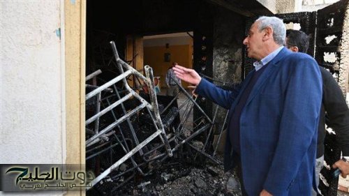 محافظ الغربية ومدير الأمن يتابعان جهود السيطرة على حريق مدرسة طنطا الثانوية الزراعية