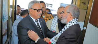 أخبار اليمن : بن حبتور يتلقى برقية شكر من ممثل حماس