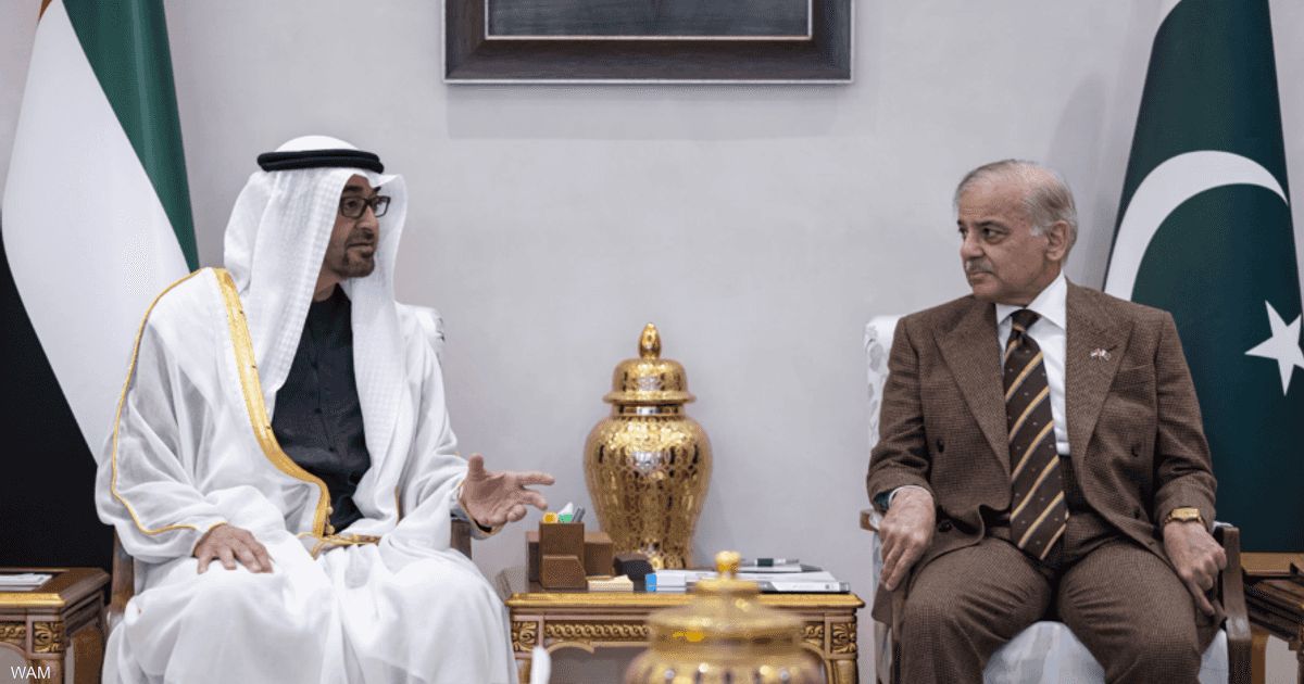 العالم اليوم - رئيس الإمارات ورئيس وزراء باكستان يبحثان علاقات التعاون