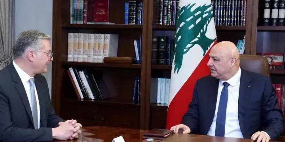 الرئيس اللبناني يستقبل المهندس كريم بدوي وزير البترول والثروة المعدنية والوفد المرافق له