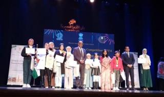 وزارة التربية والتعليم تكرم الطلاب الفائزين فى المسابقة الفنية «لمحات من الهند»...