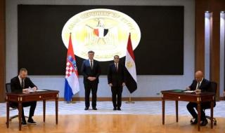 رئيسا وزراء مصر وكرواتيا يشهدان توقيع مذكرة تفاهم للتعاون بين ”الهيئة العامة...